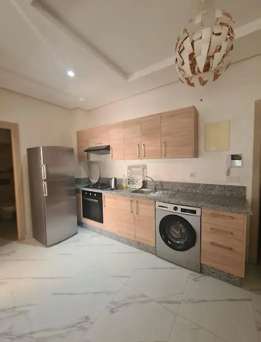 Appartement Neuf Avec Plage, Piscine, Wifi A Zenata-Eco-City Casablanca Appartamento